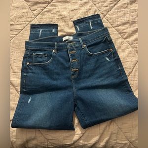 Loft Blue skinny jeans
